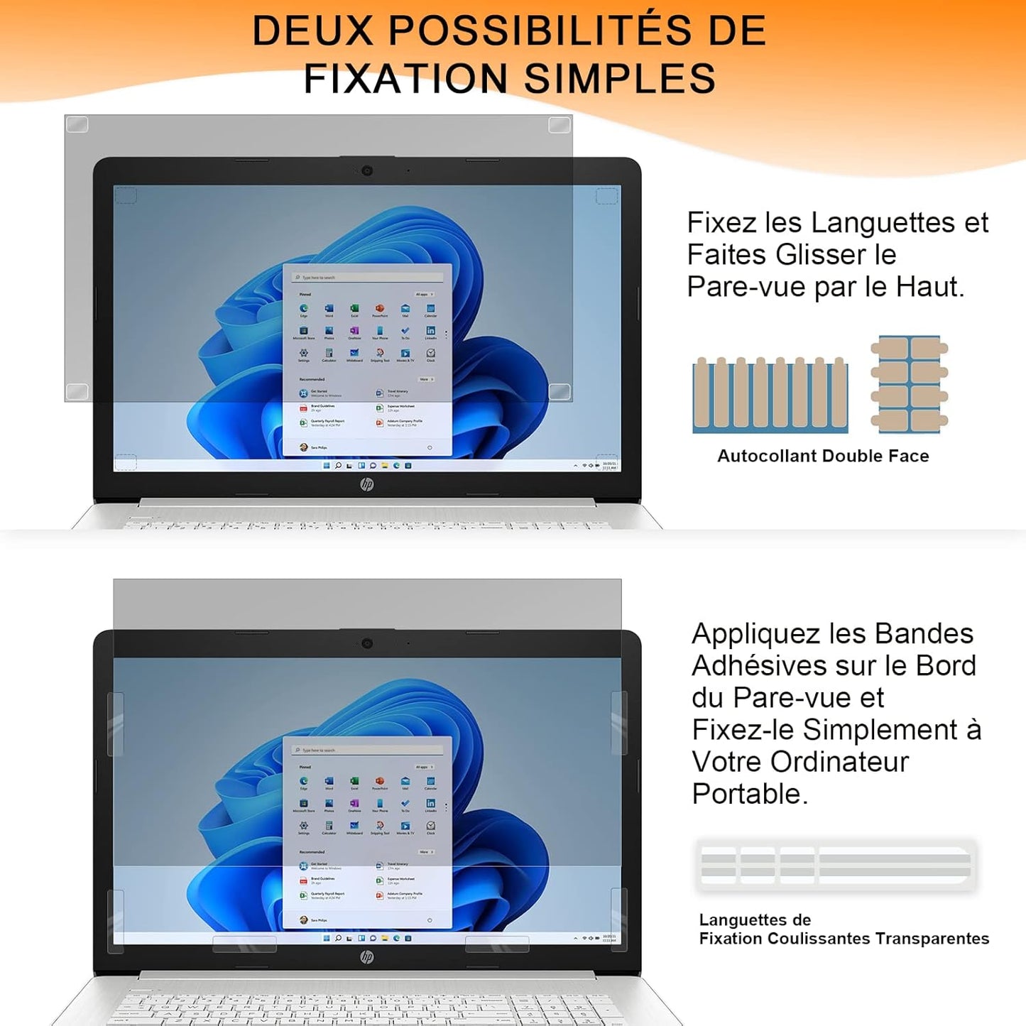 13.3 Pouces Filtre de Confidentialité pour écran