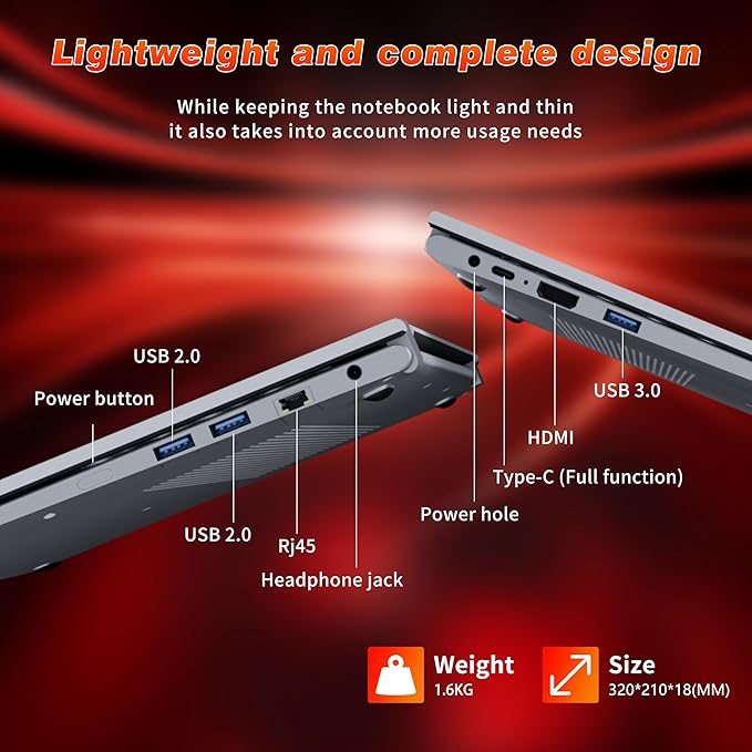 2 en 1 Écran Tactile 15,6 Pouces Ordinateur Portable Ryzen R3-3200U (jusqu'à 3,5 GHz) PC Portable 16Go