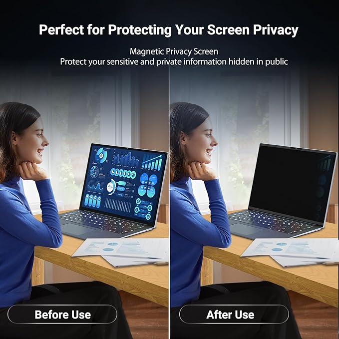 ZOEGAA Écran de confidentialité magnétique pour ordinateur portable Surface Studio