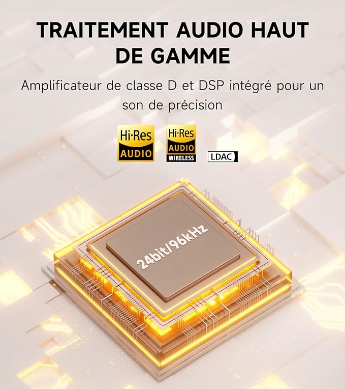 Edifier M60 2.0 Haut-parleurs Bibliothèque, Bluetooth 5.3, 66W RMS