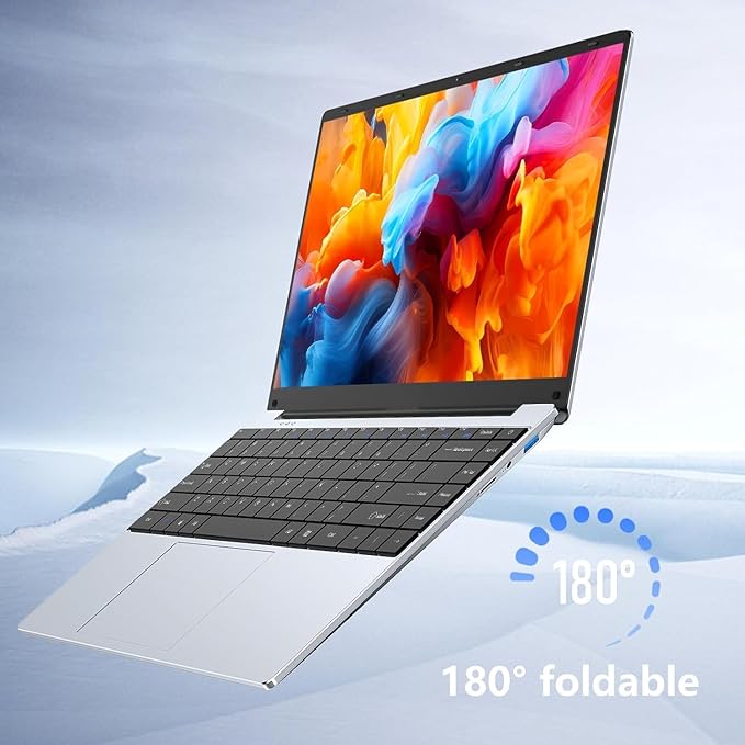 FUNYET Ordinateur Portable 14 Pouces Win 11 Pro 16Go RAM 1To SSD Celeron N5095