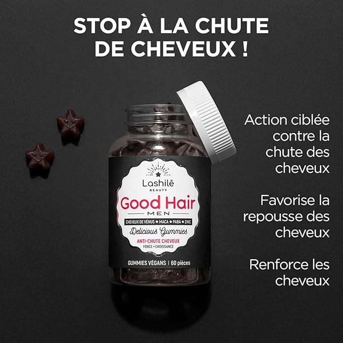 Lashilé Beauty - Complément Alimentaire - Anti-Chute Cheveux &amp; Renforcement Capillaire