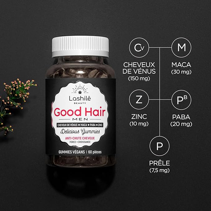 Lashilé Beauty - Complément Alimentaire - Anti-Chute Cheveux &amp; Renforcement Capillaire
