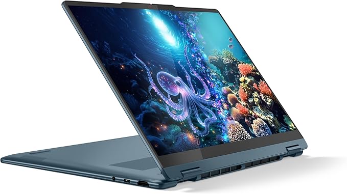 Lenovo Yoga 7 2-in-1 14AKP10 - Ordinateur Portable 2-en-1 14'' OLED Tactile Copilot+ (AMD Ryzen AI 7 350, RAM 16Go