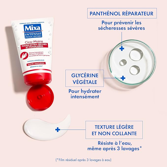 Mixa Cica Crème Mains Réparatrice Intense