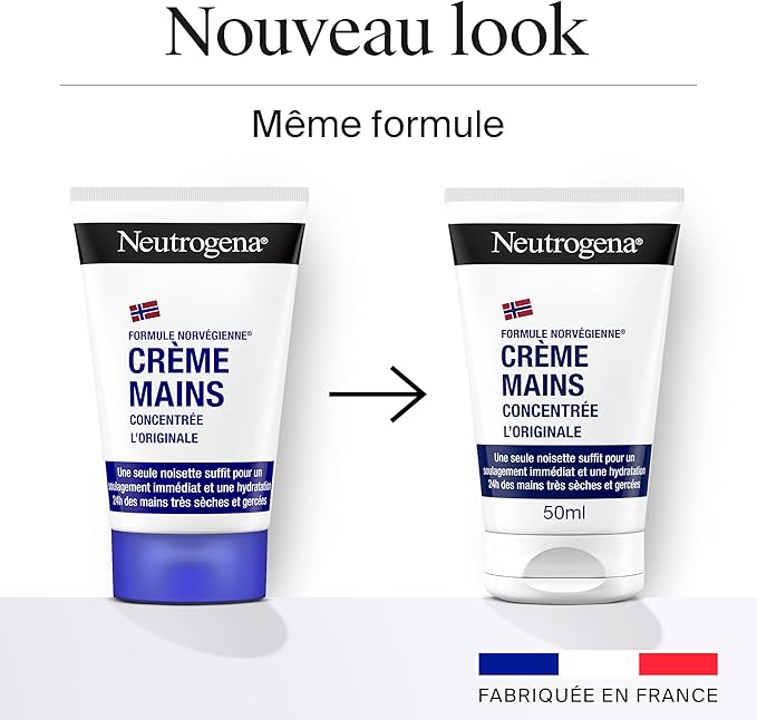 Neutrogena – Crème Mains Concentrée L'Originale Formule Norvégienne (lot de 2 tubes de 50 ml)