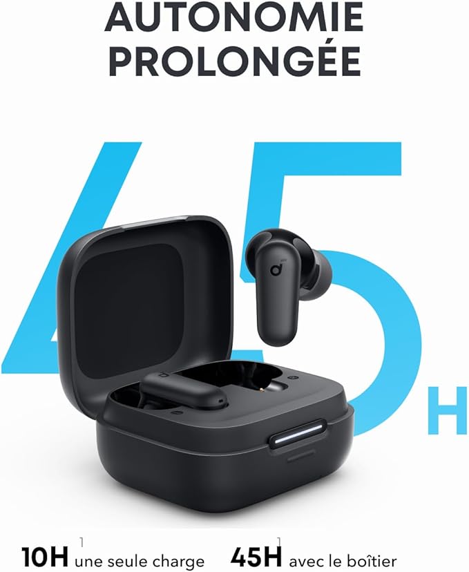 Soundcore Ecouteurs Bluetooth sans Fil P30i by Anker, Écouteurs sans Fil Reduction de Bruit Forte et Intelligente