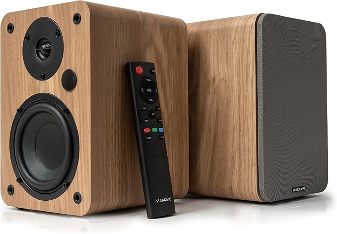 VULKKANO A4 Enceintes Monitoring Active avec Woofer 4", Bluetooth 5.0