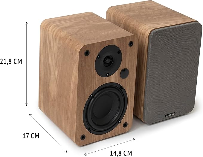 VULKKANO A4 Enceintes Monitoring Active avec Woofer 4", Bluetooth 5.0