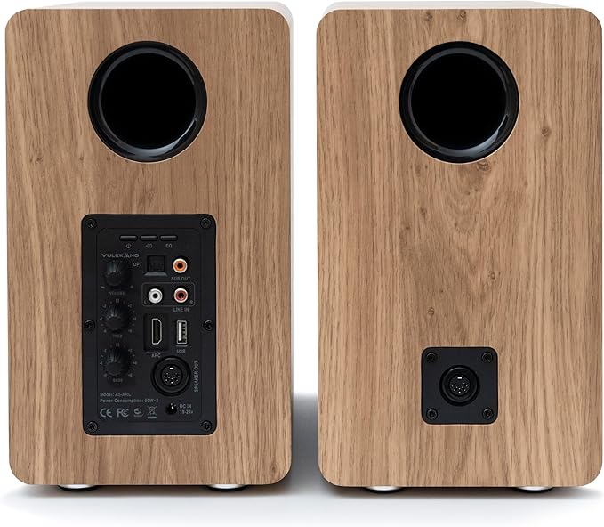 VULKKANO A5 Arc Enceintes Monitoring Active avec Woofer 5.25", Bluetooth 5.0