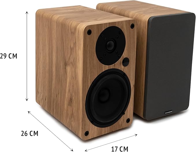 VULKKANO A5 Arc Enceintes Monitoring Active avec Woofer 5.25", Bluetooth 5.0