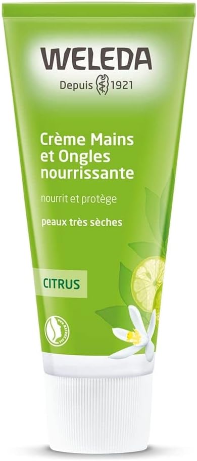 WELEDA - Crème Mains et Ongles nourrissante Citrus - Pour apaiser et adoucir les mains sèches