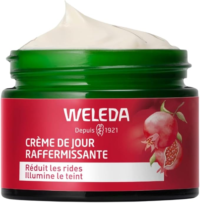 WELEDA - Crème de Jour Raffermissante Grenade et Maca  - Soin anti-âge raffermissant pour les femmes dès 40 ans