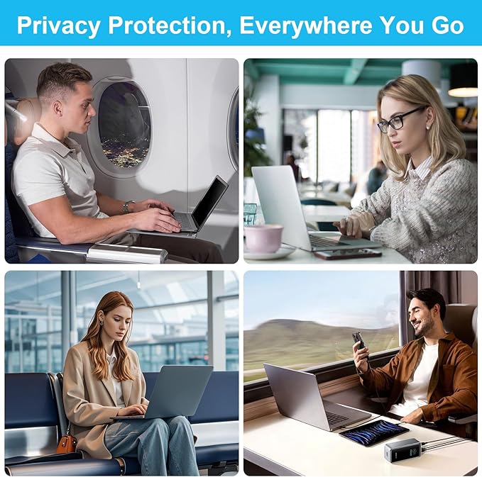 ZOEGAA Écran de confidentialité pour ordinateur portable 14" 16:9